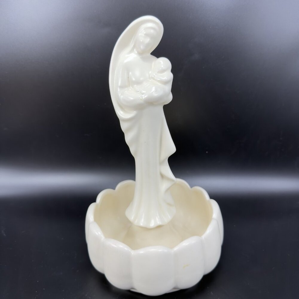 Haeger‎ USA Pottery Madonna Flower Planter Mary Baby Jesus Flower Pot Container
